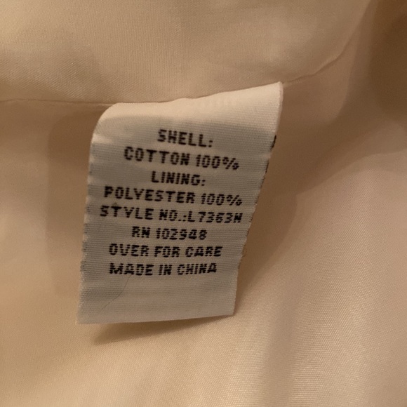 Anthropologie Tulle Brand Off White Trench Coat 🤍 100% Cotton 2 Deep Pockets - Picture 8 of 10